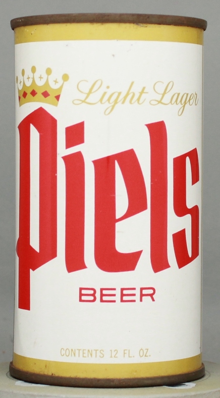 Piels Light Lager Beer Flat Top Can
