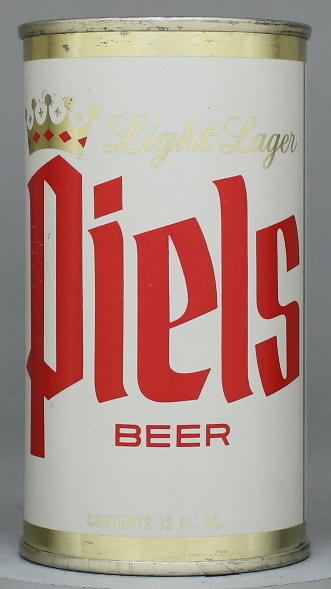 Piels Light Lager Beer Flat Top Can