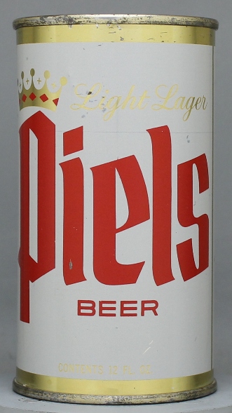 Piels Light Lager Beer Flat Top Can