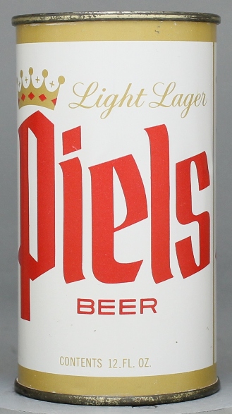 Piels Light Lager Beer Flat Top Can