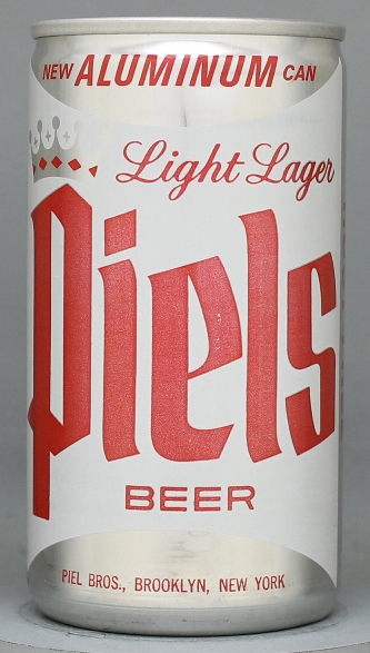 Piels Light Lager Beer Flat Top Can