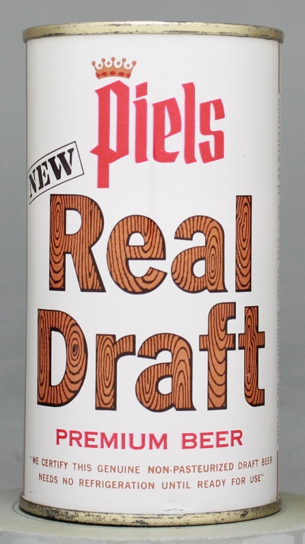 Piels Real Draft Premium Draft Flat Top Can