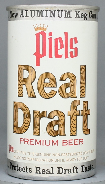 Piels Real Draft Premium Beer Draft Flat Top Can