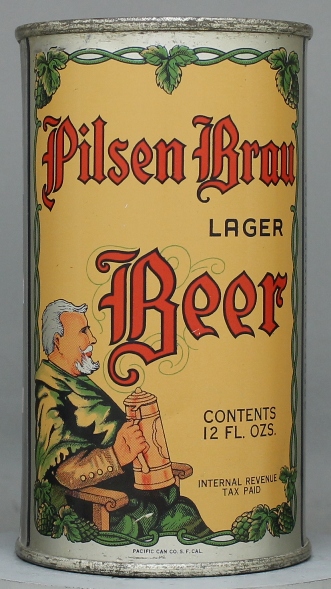 Pilsenbrau Beer Flat Top Can