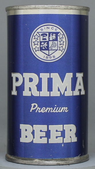 Prima Premium Beer Flat Top Can