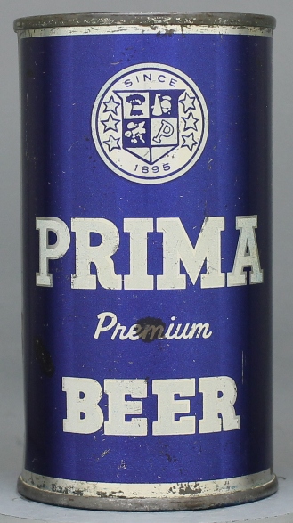 Prima Premium Beer Flat Top Can