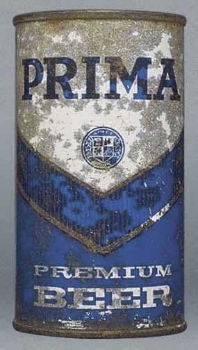 Prima Premium Beer Flat Top Can