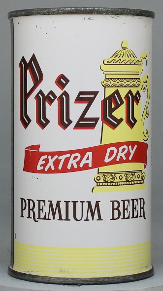 Prizer Extra Dry Premium Beer Flat Top Can