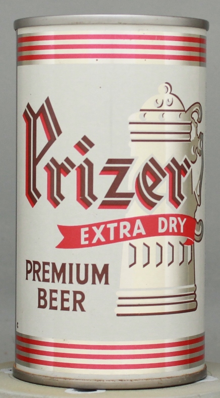 Prizer Extra Dry Premium Beer Flat Top Can
