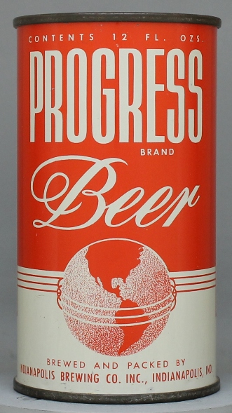 Progress Brand Beer Flat Top Can