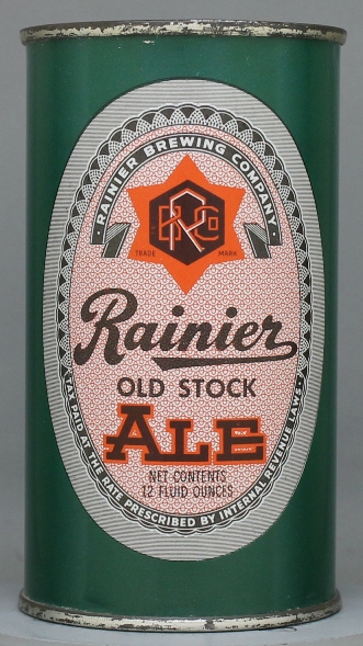 Rainier Beer Flat Top Can