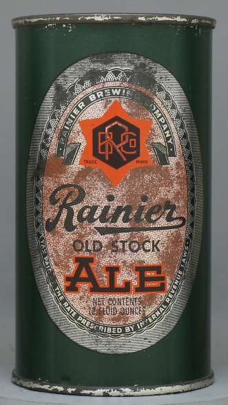 Rainier Old Stock Ale Flat Top Can