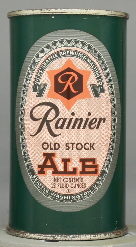 Rainier Old Stock Ale Flat Top Can