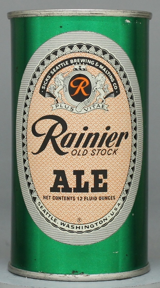 Rainier Old Stock Ale Flat Top Can