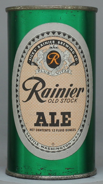 Rainier Old Stock Ale Flat Top Can