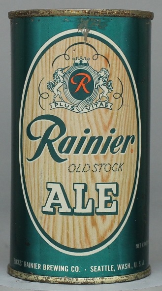 Rainier Old Stock Ale Flat Top Can