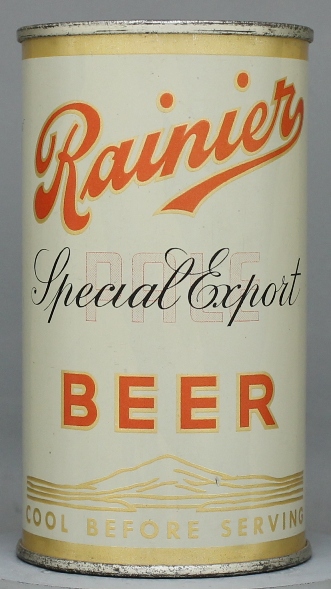 Rainier Special Export Pale Beer Flat Top Can