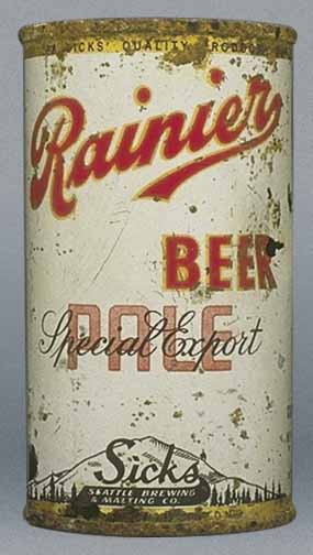 Rainier Special Export Pale Beer Flat Top Can