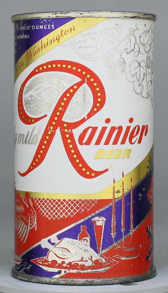 Rainier Beer Flat Top Can