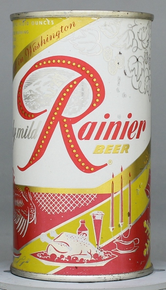 Rainier Beer Flat Top Can