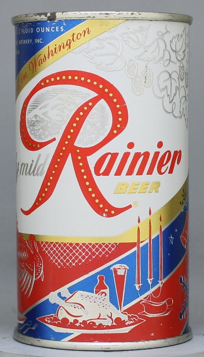 Rainier Truly Mild Beer Flat Top Can