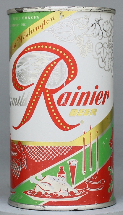 Rainier Truly Mild Beer Flat Top Can