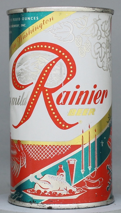 Rainier Truly Mild Beer Flat Top Can