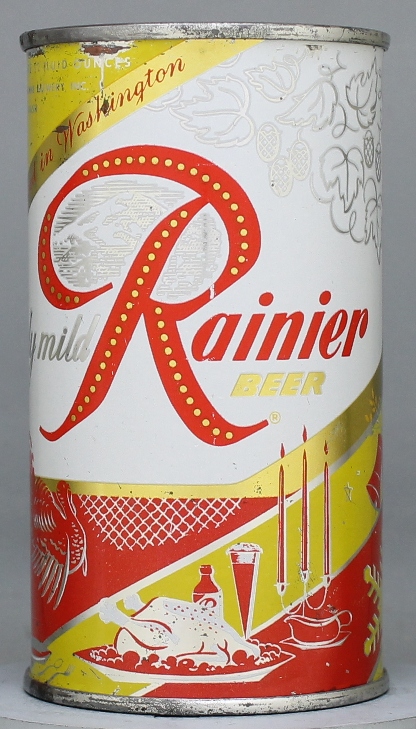 Rainier Truly Mild Beer Flat Top Can