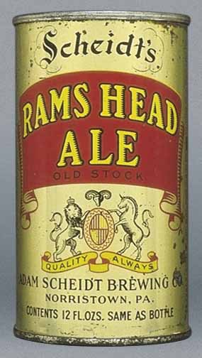 Rams Head (scheidt's) Ale Flat Top Can