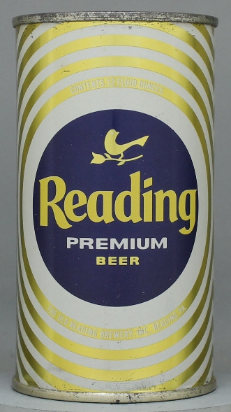 Reading Premium Beer Flat Top Can