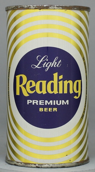 Reading Light Premium Beer Flat Top Can