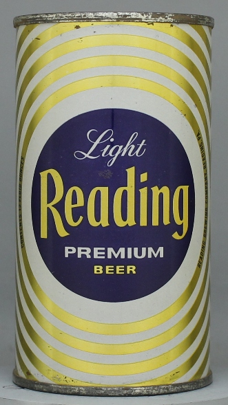 Reading Light Premium Beer Flat Top Can