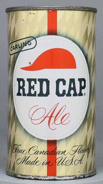 Red Cap Ale Flat Top Can