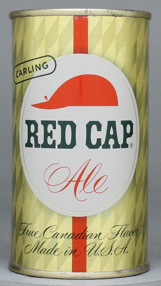 Red Cap Ale Flat Top Can
