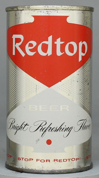 Redtop Beer Flat Top Can