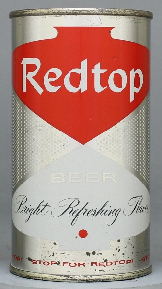 Redtop Beer Flat Top Can