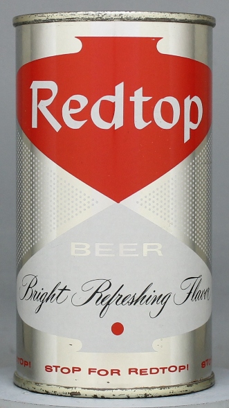 Red Top Beer Flat Top Can