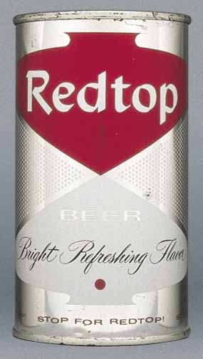 Red Top Ale Flat Top Can