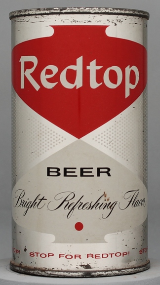 Redtop Beer Flat Top Can