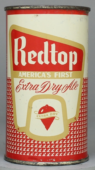 Redtop America's First Extra Dry Ale Flat Top Can