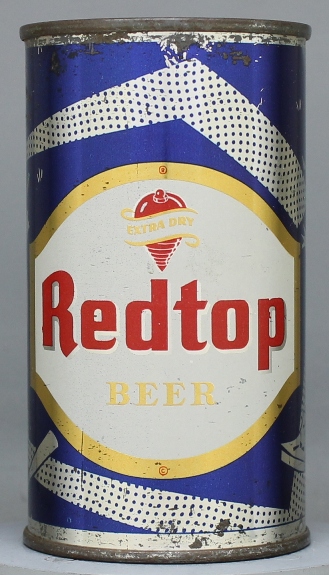 Redtop Extra Dry Beer Flat Top Can