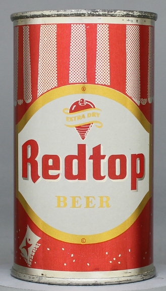 Redtop Extra Dry Beer Flat Top Can