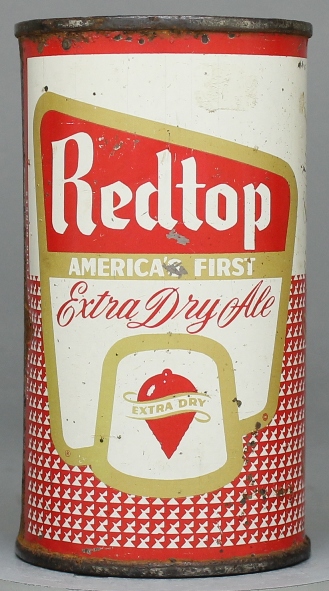 Red Top Extra Dry Ale Flat Top Can