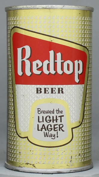 Red Top Beer Flat Top Can