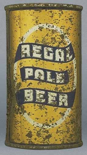 Regal Pale Beer Flat Top Can