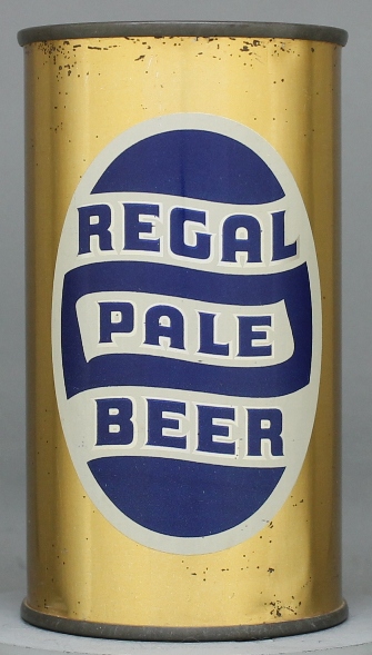 Regal Pale Beer Flat Top Can