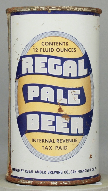 Regal Pale Beer Flat Top Can