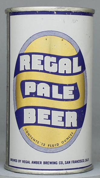 Regal Pale Beer Flat Top Can