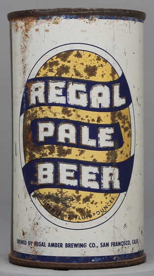 Regal Pale Beer Flat Top Can