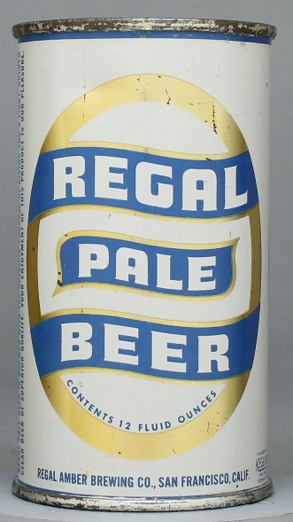 Regal Pale Beer Flat Top Can